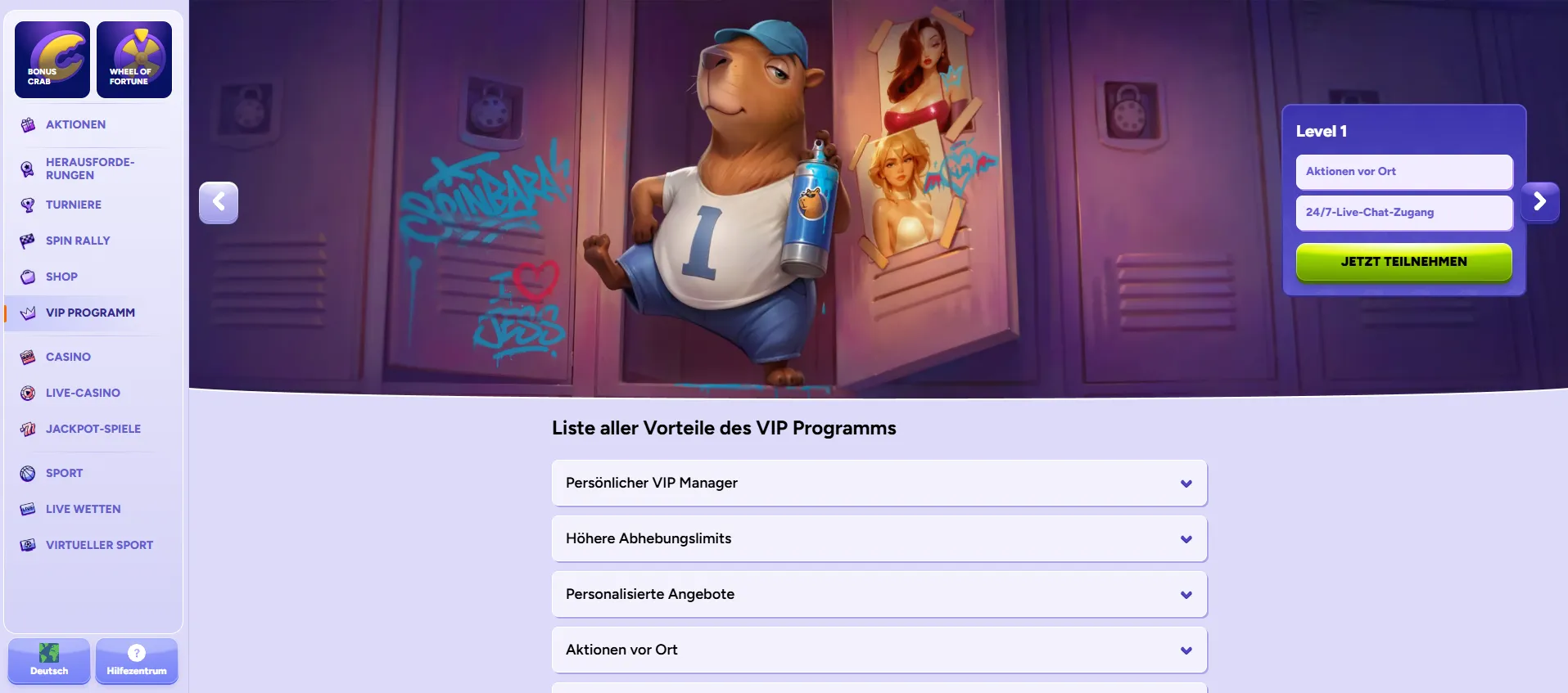 Bonusprogramm bei SpinBara Casino Bonusprogramm bei SpinBara Casino